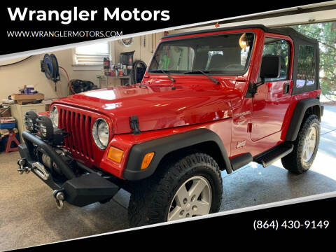 1999 Jeep Wrangler for sale at Wrangler Motors in Spartanburg SC