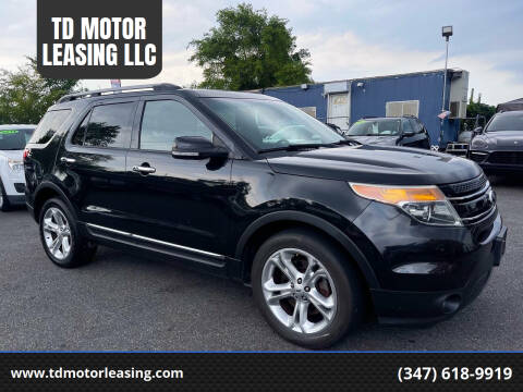 2015 Ford Explorer for sale at TD MOTOR LEASING LLC in Staten Island NY