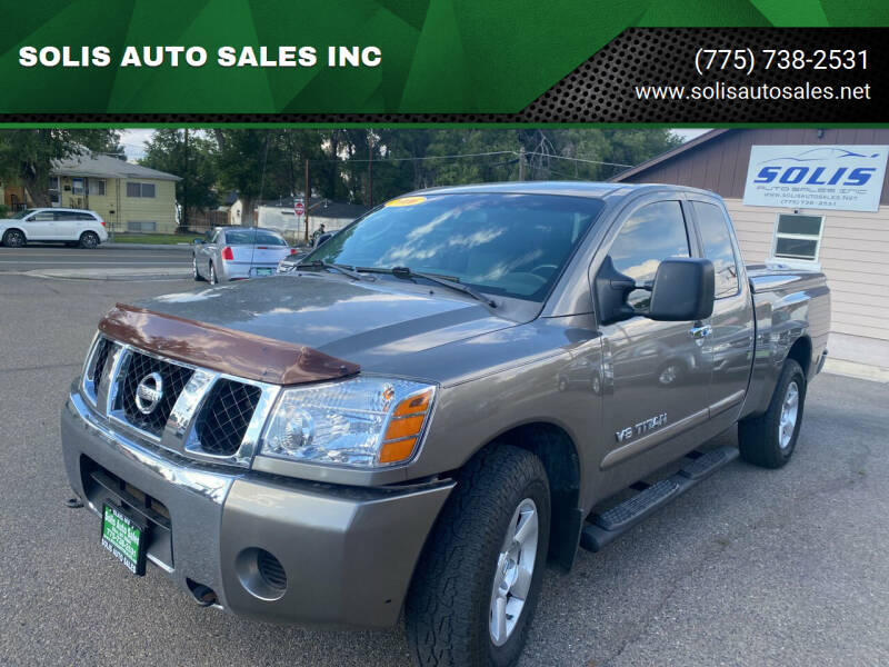 2006 Nissan Titan for sale at SOLIS AUTO SALES INC in Elko NV