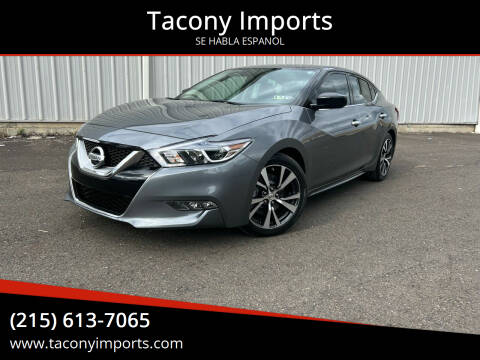 2017 Nissan Maxima for sale at Tacony Imports in Philadelphia PA