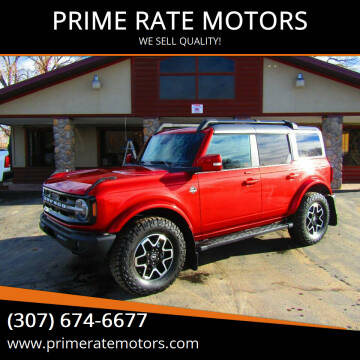 2022 Ford Bronco for sale at PRIME RATE MOTORS in Sheridan WY