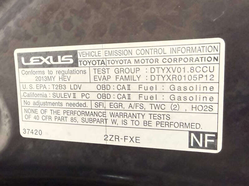2013 Lexus CT 200h
