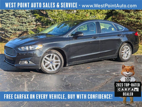 2013 Ford Fusion for sale at West Point Auto Sales & Service in Mattawan MI