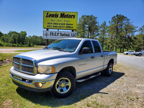 2004 Dodge Ram Pickup 1500 for sale at Lewis Motors LLC in Deridder LA