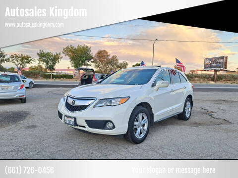 2013 Acura RDX for sale at Autosales Kingdom in Lancaster CA