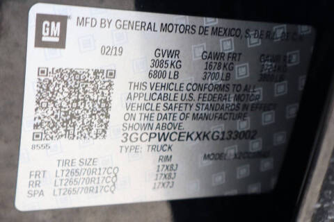 2019 Chevrolet Silverado 1500