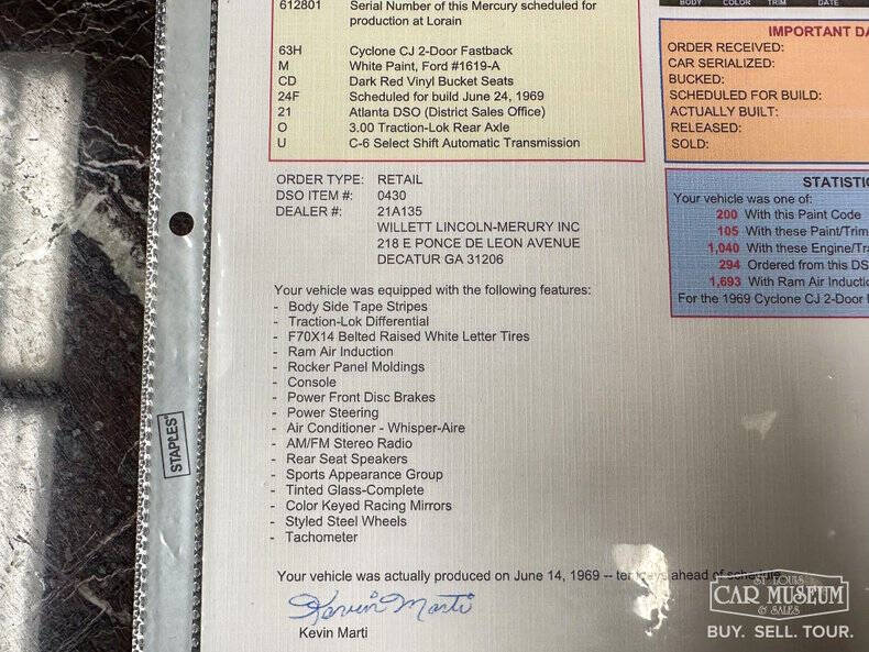 1969 Mercury Cyclone