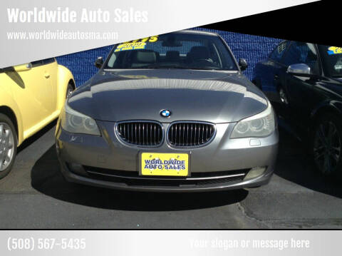 2009 BMW 5 Series for sale at Worldwide Auto Sales in Fall River MA