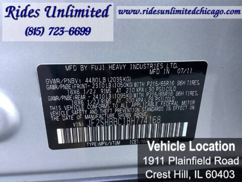 2011 Subaru Forester 2.5X