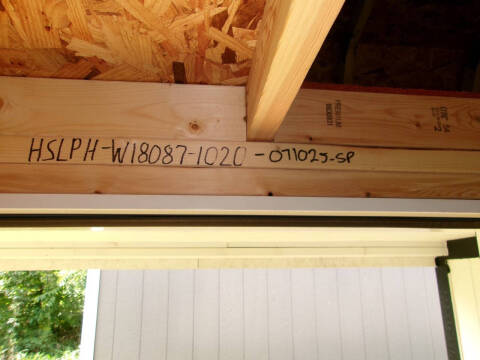 10 x 20 lofted barn w/ side porch pkg