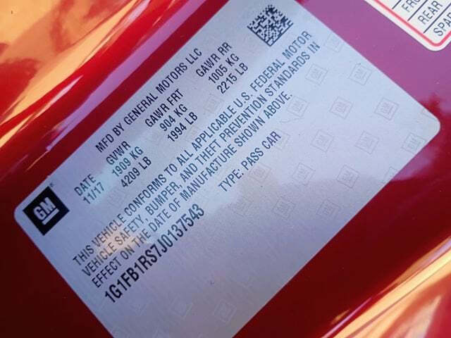 2018 Chevrolet Camaro LT