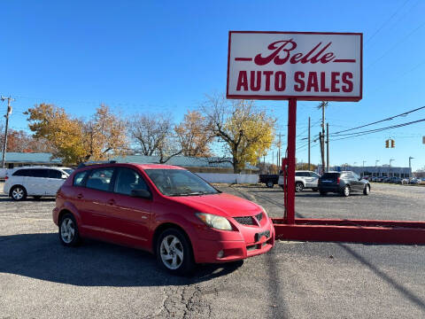 2004 Pontiac Vibe for sale at Belle Auto Sales in Elkhart IN