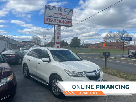 2014 Acura MDX for sale at Next to New in Oxford NC