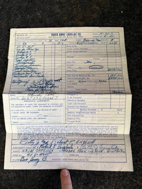 1976 Cadillac Eldorado