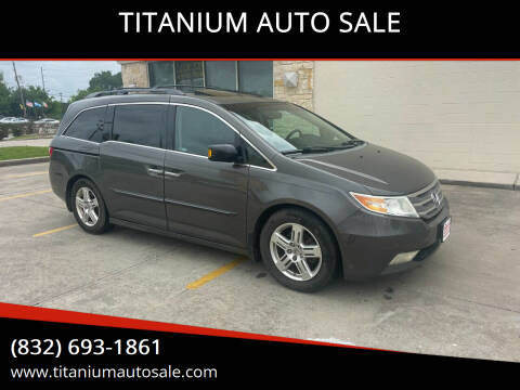 2012 Honda Odyssey for sale at TITANIUM AUTO SALE in Houston TX