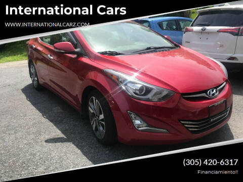 2015 Hyundai Elantra for sale at Florida International Cars in Miramar FL