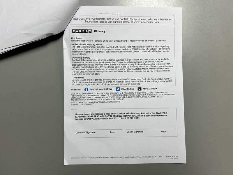 2008 Ford Explorer Sport Trac Limited