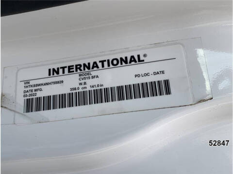 2022 International CV515