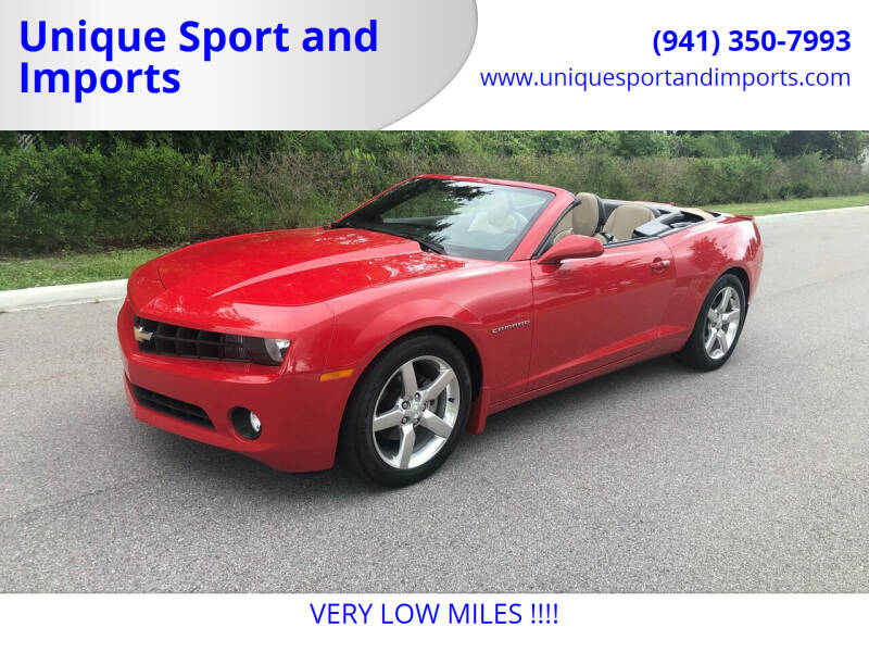2012 Chevrolet Camaro for sale at Unique Sport and Imports in Sarasota FL