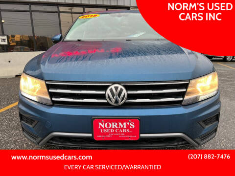 2018 Volkswagen Tiguan for sale at NORM'S USED CARS INC in Wiscasset ME