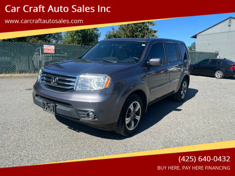 2015 Honda Pilot for sale at Car Craft Auto Sales Inc in Lynnwood WA