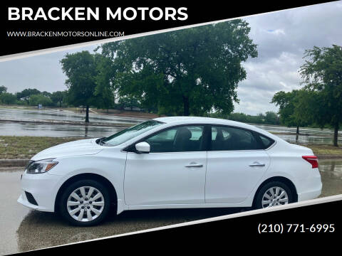 2019 Nissan Sentra for sale at BRACKEN MOTORS in San Antonio TX