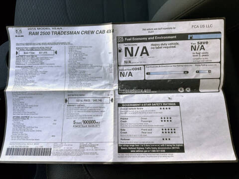 2015 RAM 2500 Tradesman