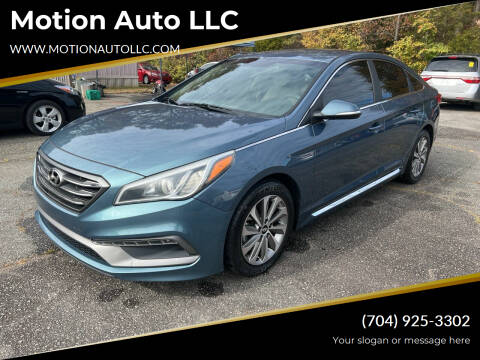 2015 Hyundai Sonata for sale at Motion Auto LLC in Kannapolis NC