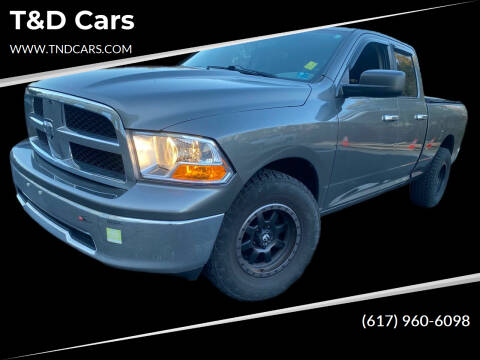 2011 RAM 1500 for sale at T&D Cars in Holbrook MA