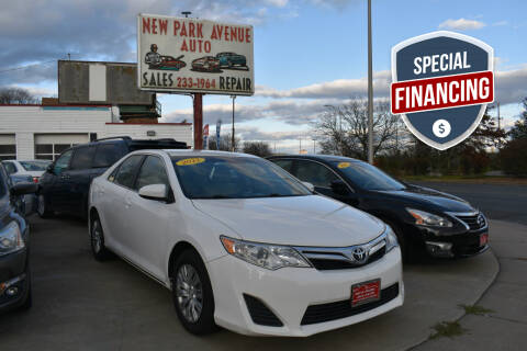 2012 Toyota Camry for sale at New Park Avenue Auto Inc in Hartford CT