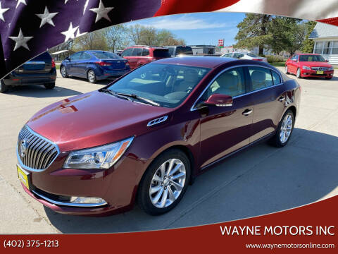 2014 Buick LaCrosse for sale at Wayne Motors Inc in Wayne NE