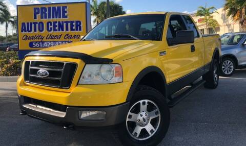 2004 Ford F-150 for sale at PRIME AUTO CENTER in Palm Springs FL
