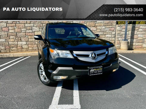 2009 Acura MDX for sale at PA AUTO LIQUIDATORS in Huntingdon Valley PA