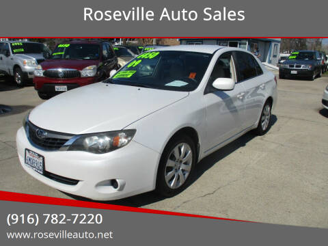2009 Subaru Impreza for sale at Roseville Auto Sales in Roseville CA