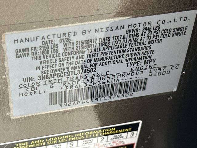 2026 Nissan Kicks SV