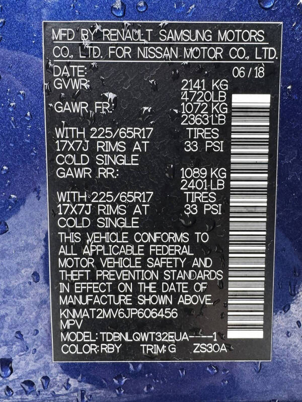 2018 Nissan Rogue SV