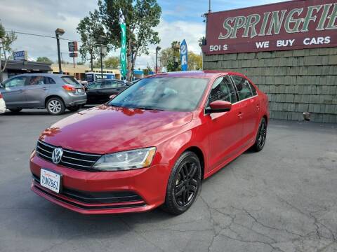 2017 Volkswagen Jetta for sale at SPRINGFIELD BROTHERS LLC in Fullerton CA