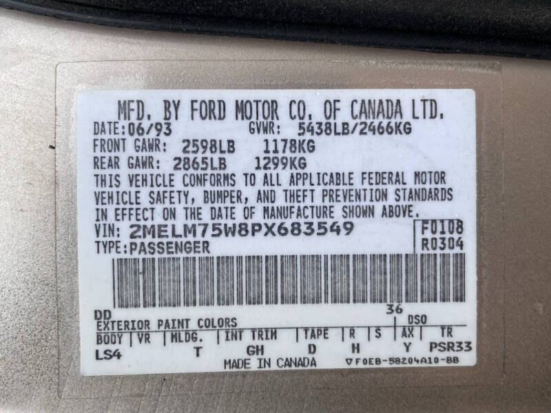 1993 Mercury Grand Marquis LS