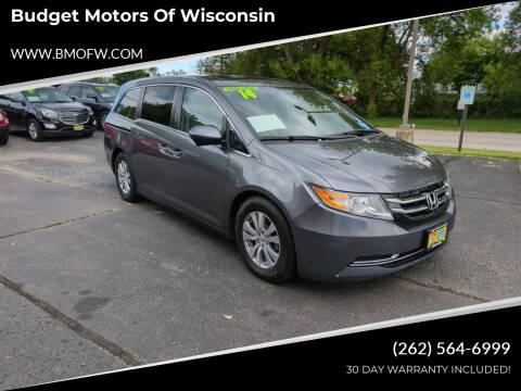 2014 Honda Odyssey for sale at Budget Motors of Wisconsin in Racine WI