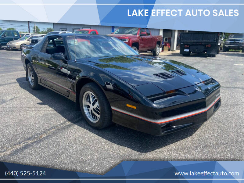 1985 Pontiac Firebird for sale at Lake Effect Auto Sales in Chardon OH