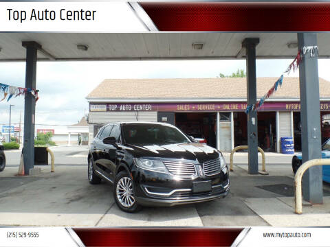 2016 Lincoln MKX for sale at Top Auto Center in Quakertown PA