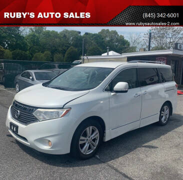 2012 Nissan Quest for sale at RUBY'S AUTO SALES in Middletown NY