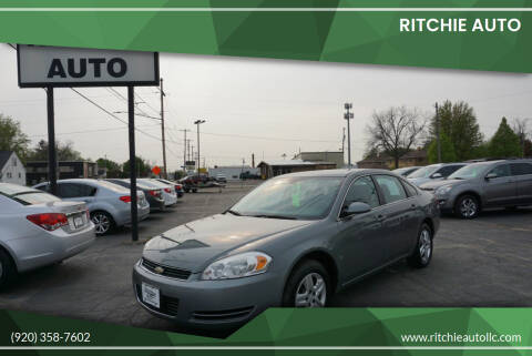 2008 Chevrolet Impala for sale at Ritchie Auto in Appleton WI