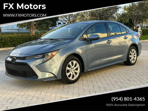 2022 Toyota Corolla for sale at FX Motors in Pompano Beach FL