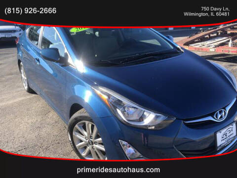 2014 Hyundai Elantra for sale at Prime Rides Autohaus in Wilmington IL