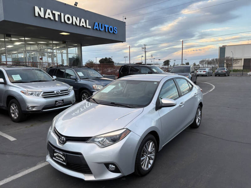 2015 Toyota Corolla for sale at National Autos Sales in Sacramento CA