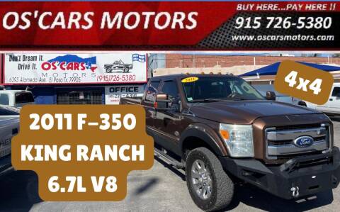 2011 Ford F-350 Super Duty for sale at Os'Cars Motors in El Paso TX