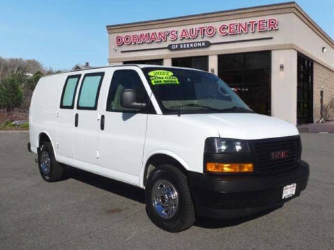 2022 GMC Savana for sale at DORMANS AUTO CENTER OF SEEKONK in Seekonk MA