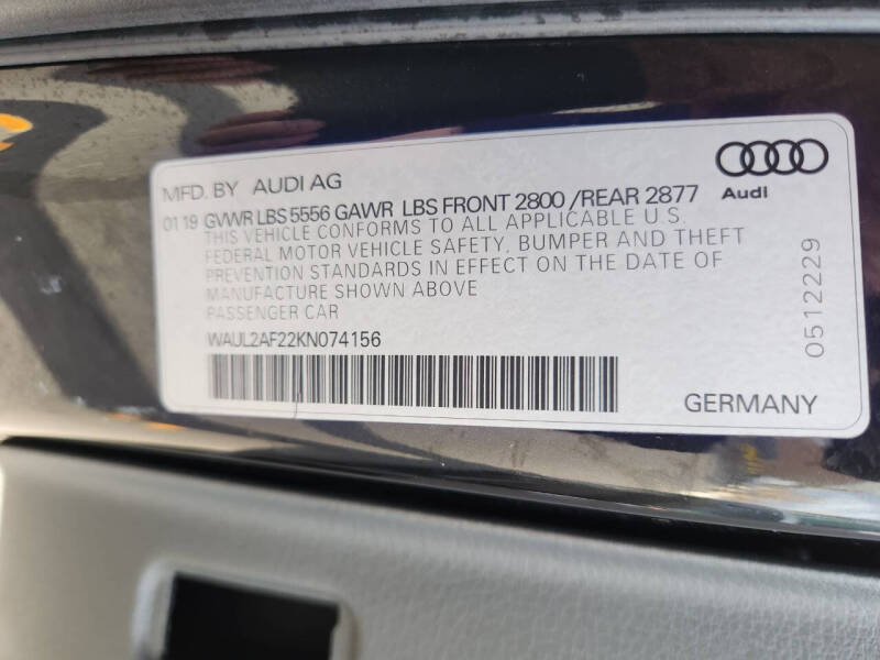 2019 Audi A6 quattro Premium Plus 55 TFSI