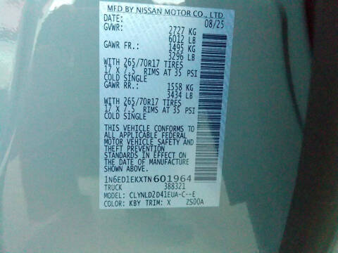 2026 Nissan Frontier PRO-4X